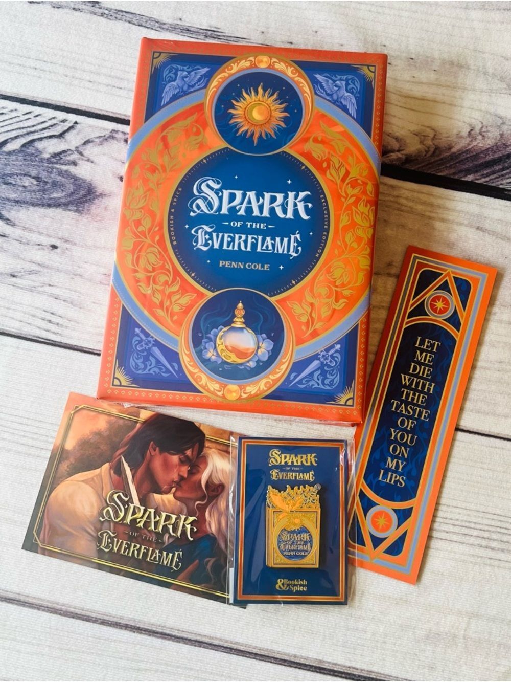 Spark of the Everflame by Penn Cole Limited Edition Hardcover Bookish & Spice
